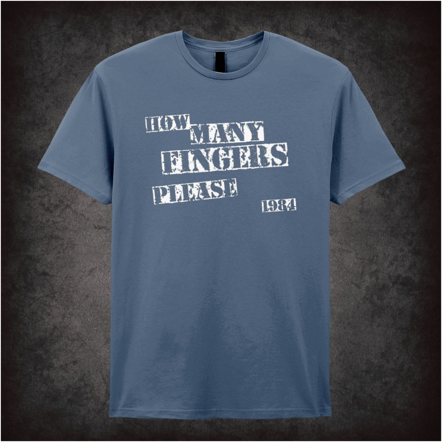 How Many Fingers? – Dystopian Cult Graphic T-Shirt