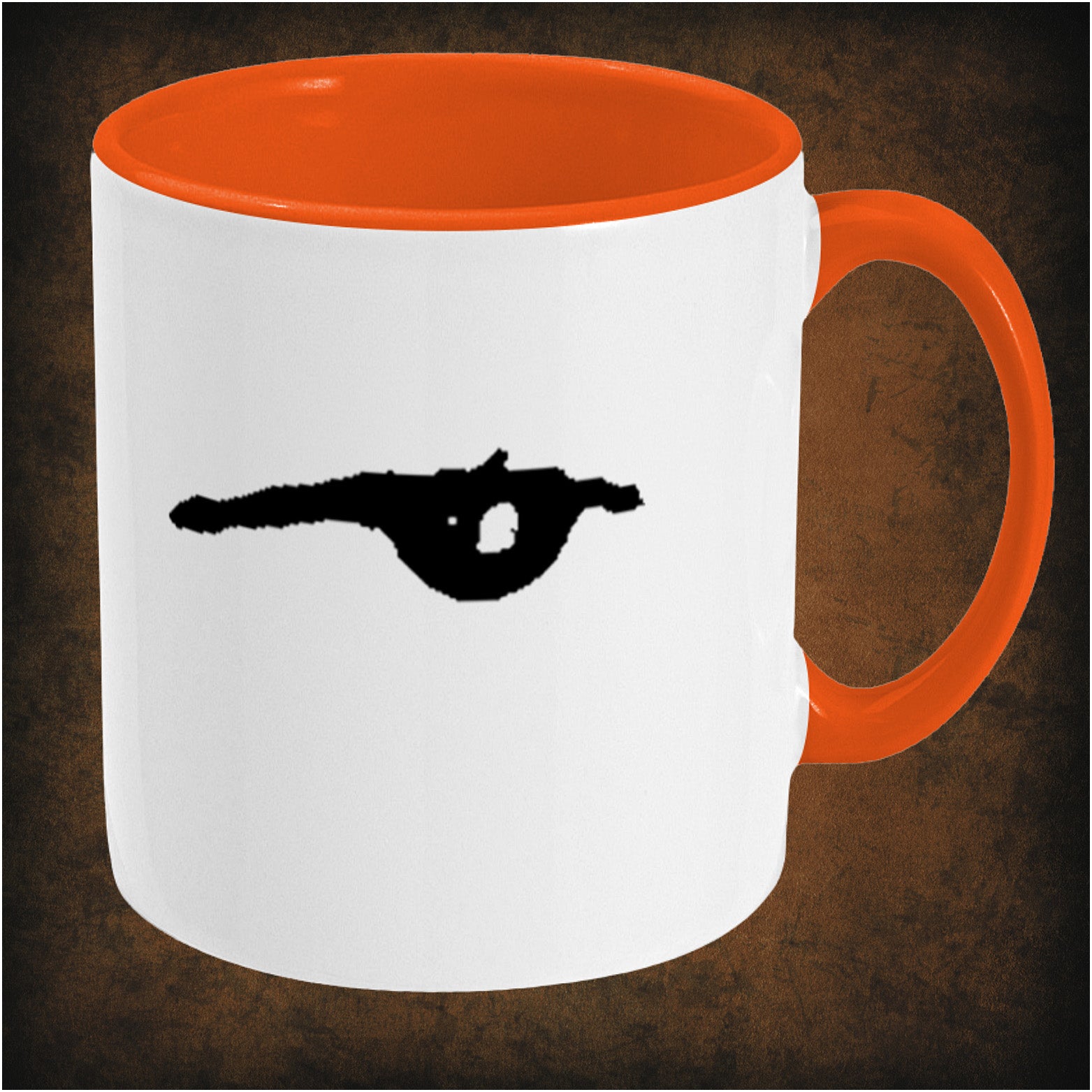 Alex DeLarge Eyes two-toned mug inspired by A Clockwork Orange, right hand side featuring iconic dystopian movie design, striking illustration, and collectible pop culture style.