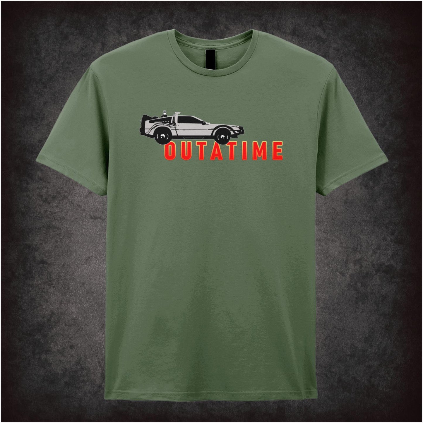 Outatime – Cult Sci-Fi Graphic T-Shirt