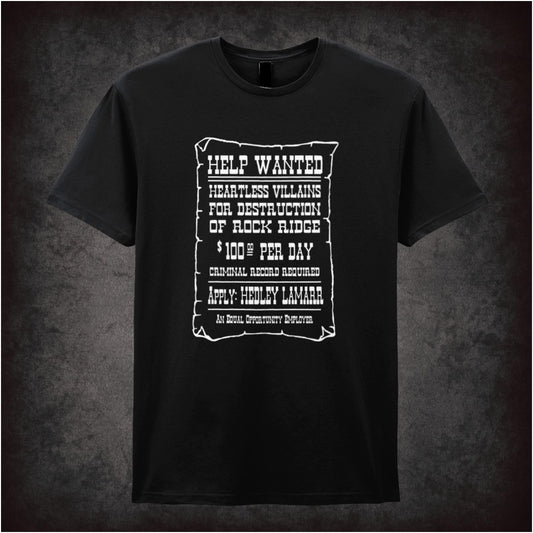 Help Wanted Poster – Softstyle Unisex Graphic T-Shirt