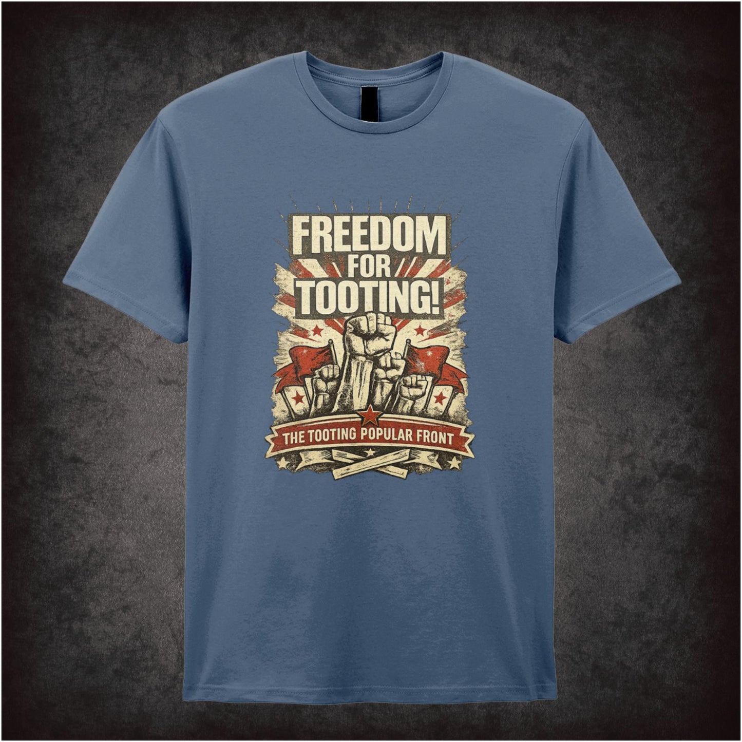 Freedom for Tooting! – Cult Comedy Graphic T-Shirt