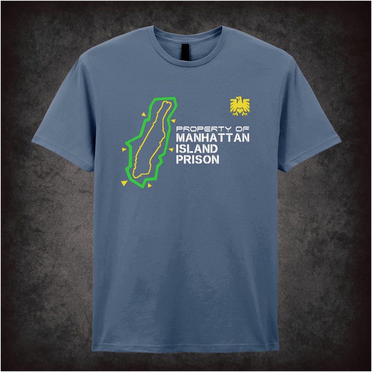 Property of Manhattan Island – Cult Sci-Fi Graphic T-Shirt