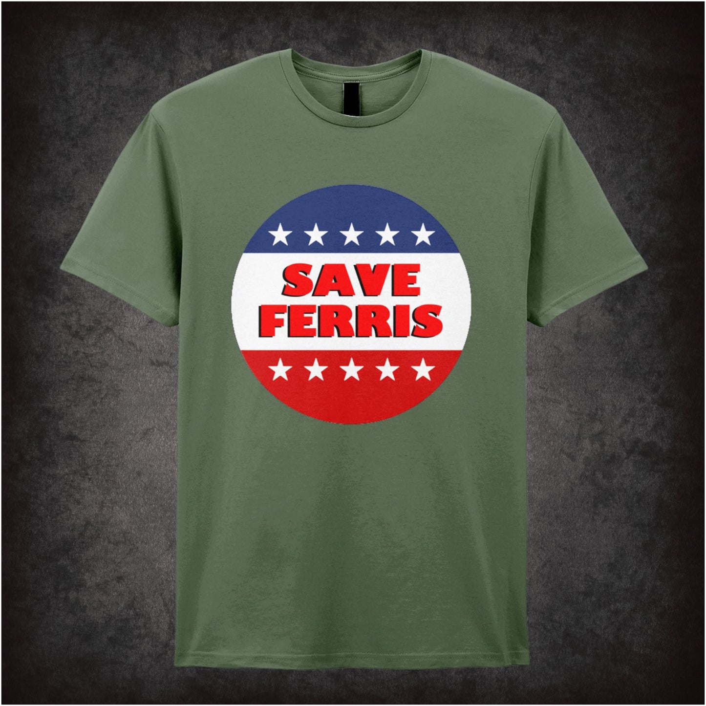 Save Ferris – Cult Comedy Graphic T-Shirt