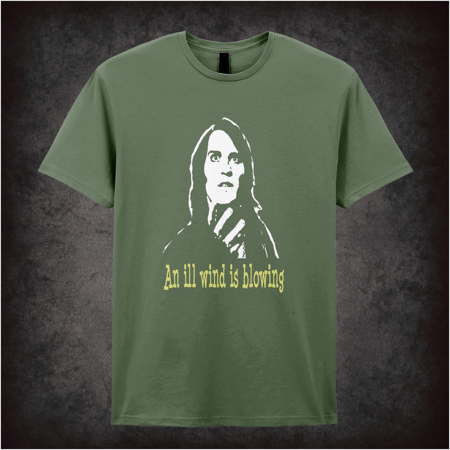 An Ill Wind Is Blowing – Cult British Comedy Graphic T-Shirt