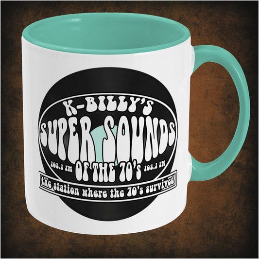 K-Billy’s Super Sounds of the ’70s – Two-Tone Mug