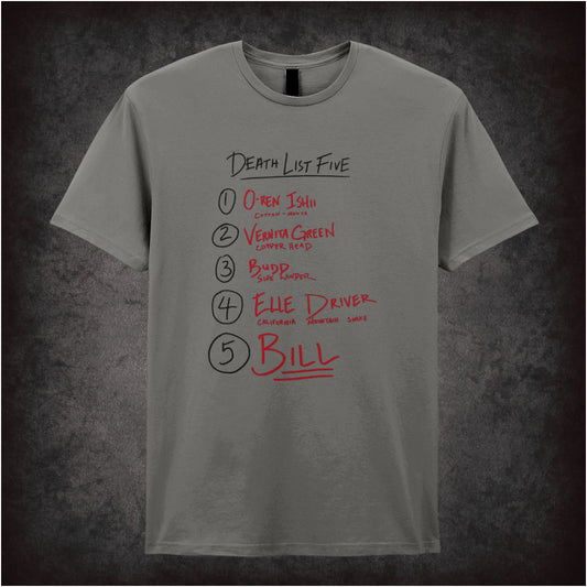 Death List Five – Softstyle Unisex Graphic T-Shirt
