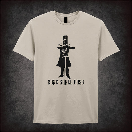 None Shall Pass – Softstyle Unisex Graphic T-Shirt