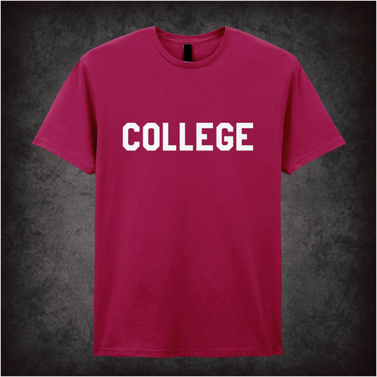 College – Softstyle Unisex Graphic T-Shirt