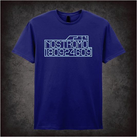Nostromo Start-Up Screen – Softstyle Unisex Graphic T-Shirt