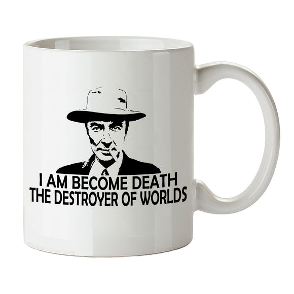 J Robert Oppenheimer Face Quote Inspired Mug - 