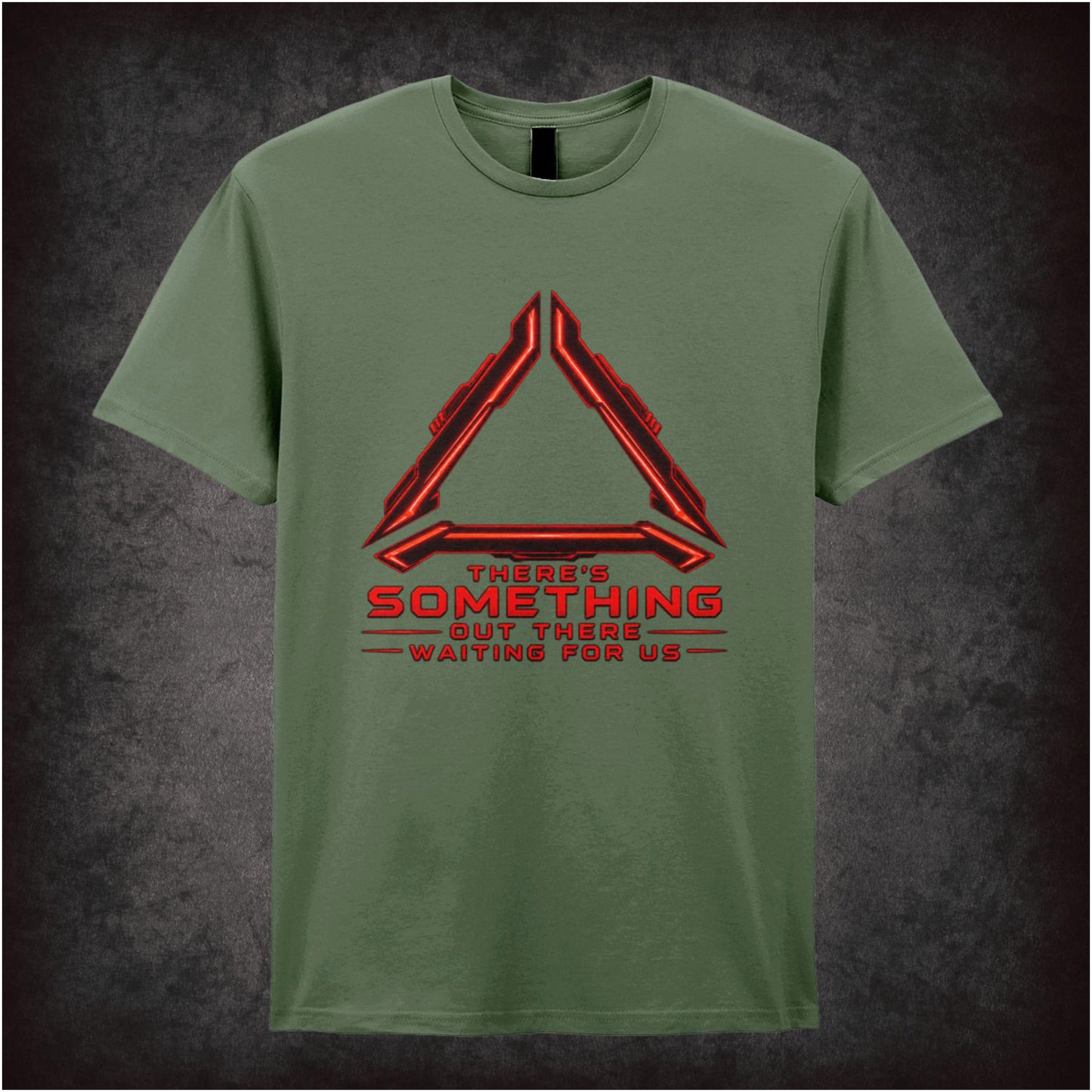 Predator there's something out there waiting for us T-shirt in military green from Predator