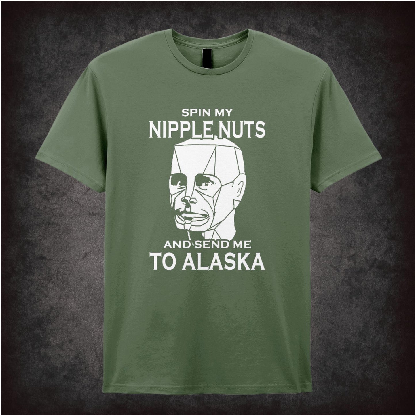 Spin My Nipple Nuts And Send Me To Alaska – Cult Sci-Fi Comedy Graphic T-Shirt