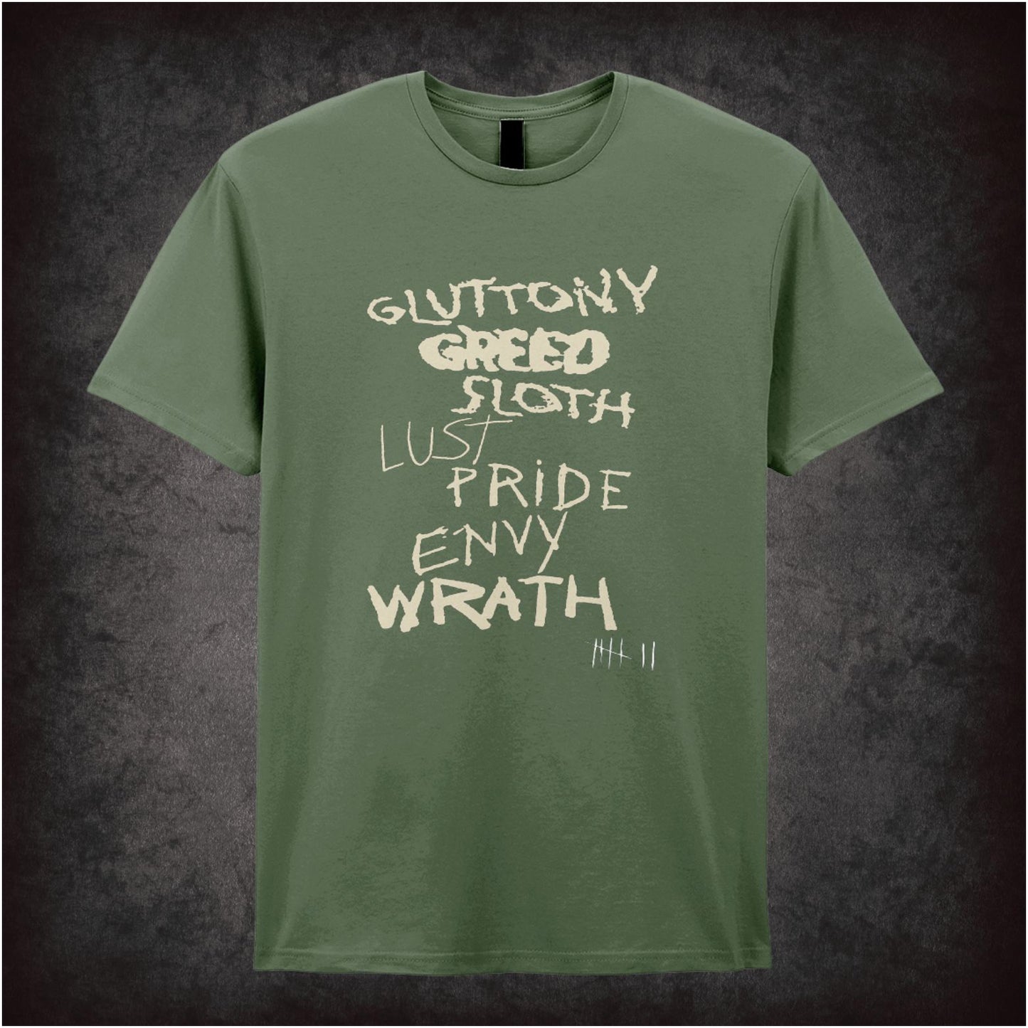 Seven Deadly Sins – Softstyle Unisex Graphic T-Shirt