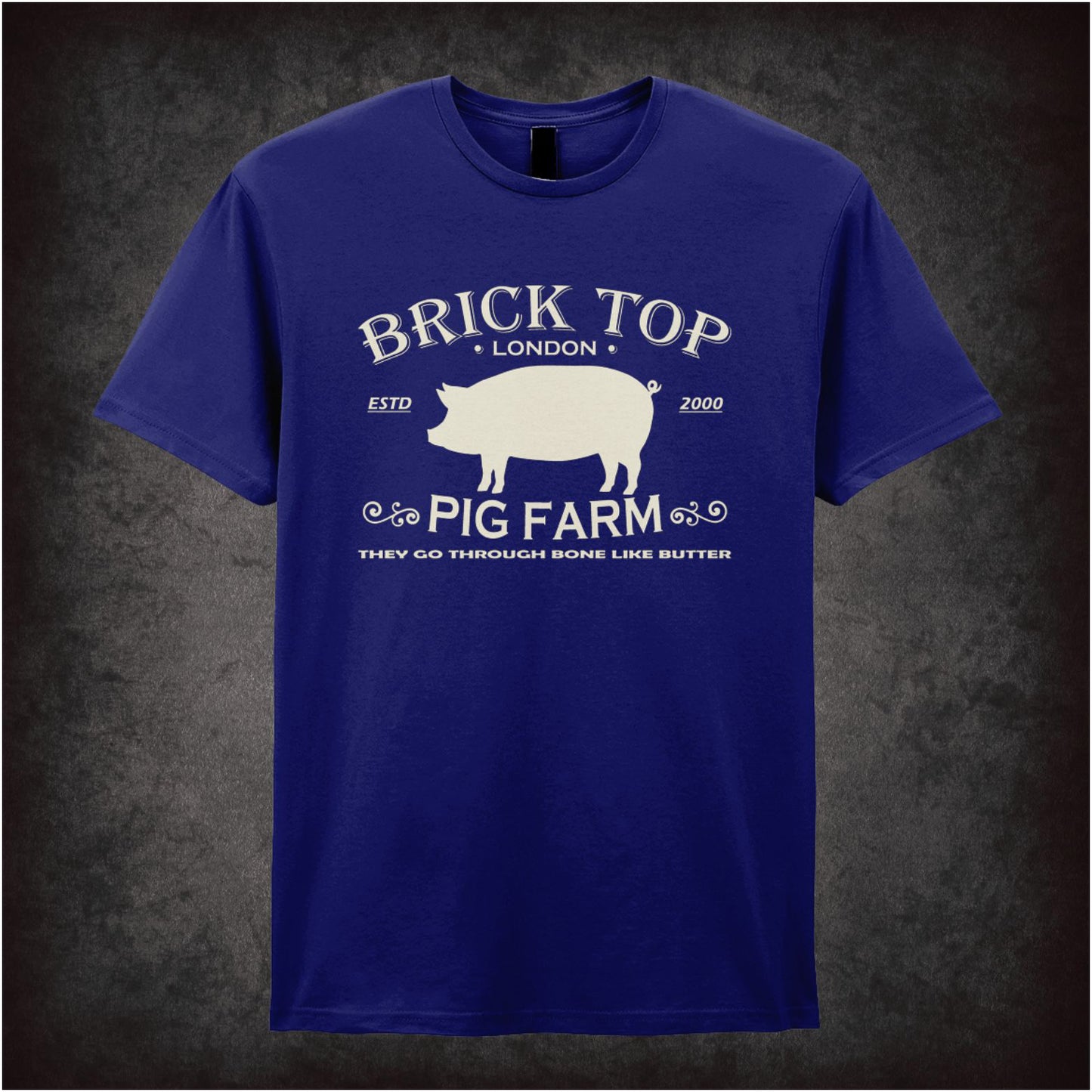 Brick Top Pig Farm – Cult Crime Graphic T-Shirt