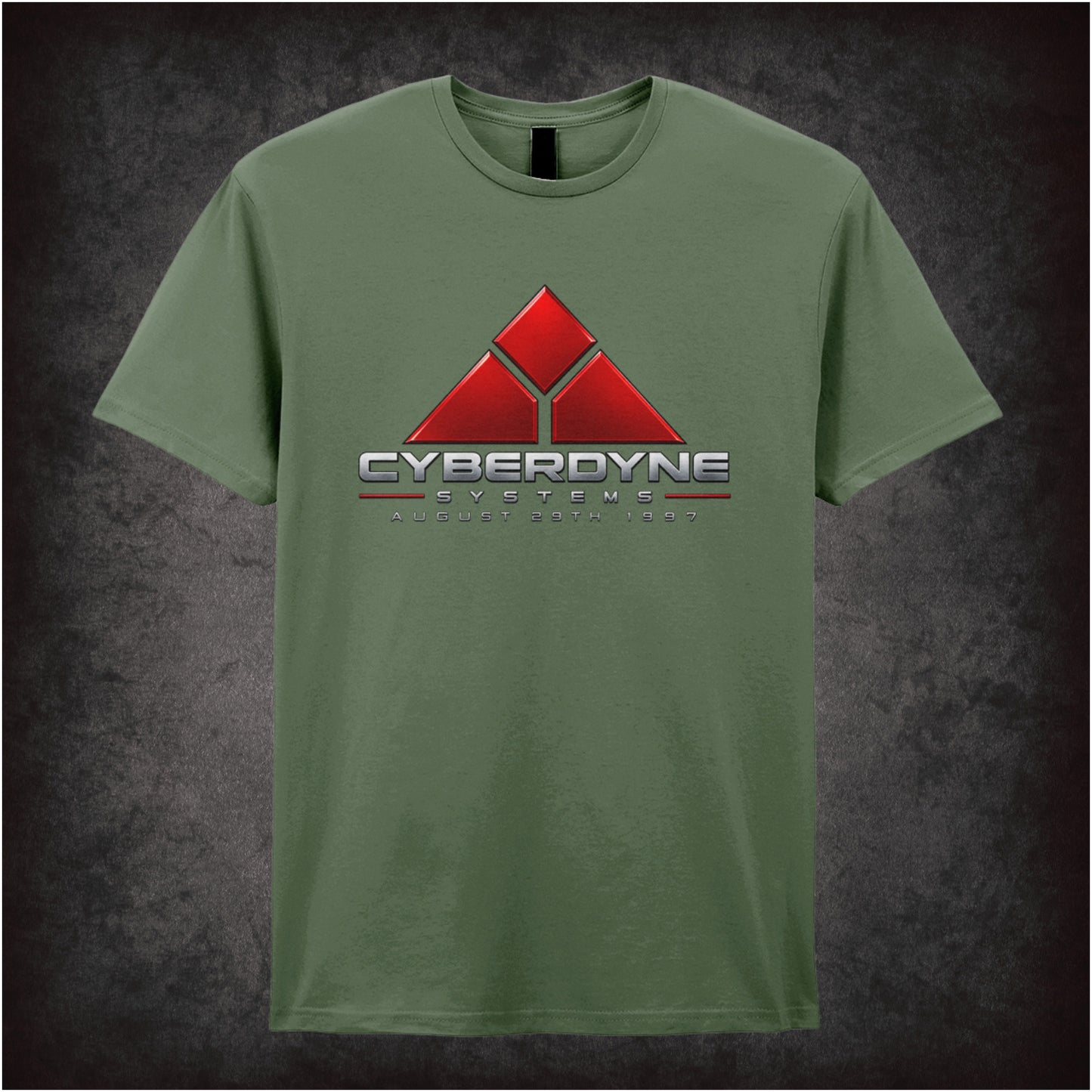 Judgment Day August 29th 1997 T-shirt in military green from Terminator 2: Judgment Day