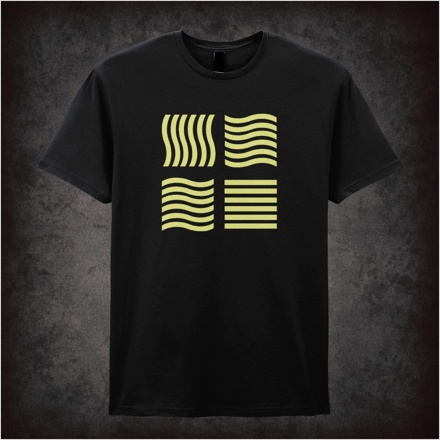 Waves Symbol – Cult Sci-Fi Graphic T-Shirt