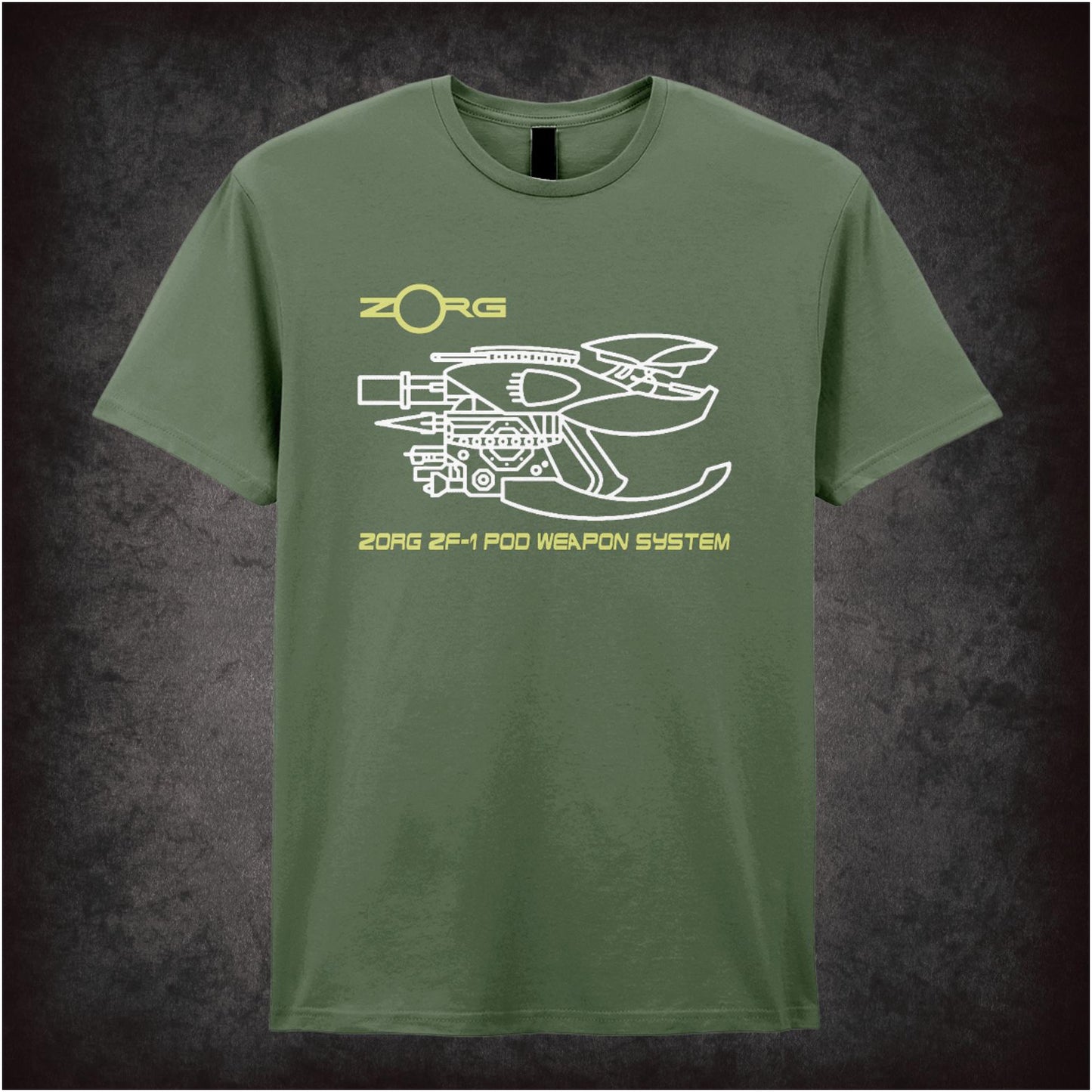 Zorg Industries Weapons System – Cult Sci-Fi Graphic T-Shirt