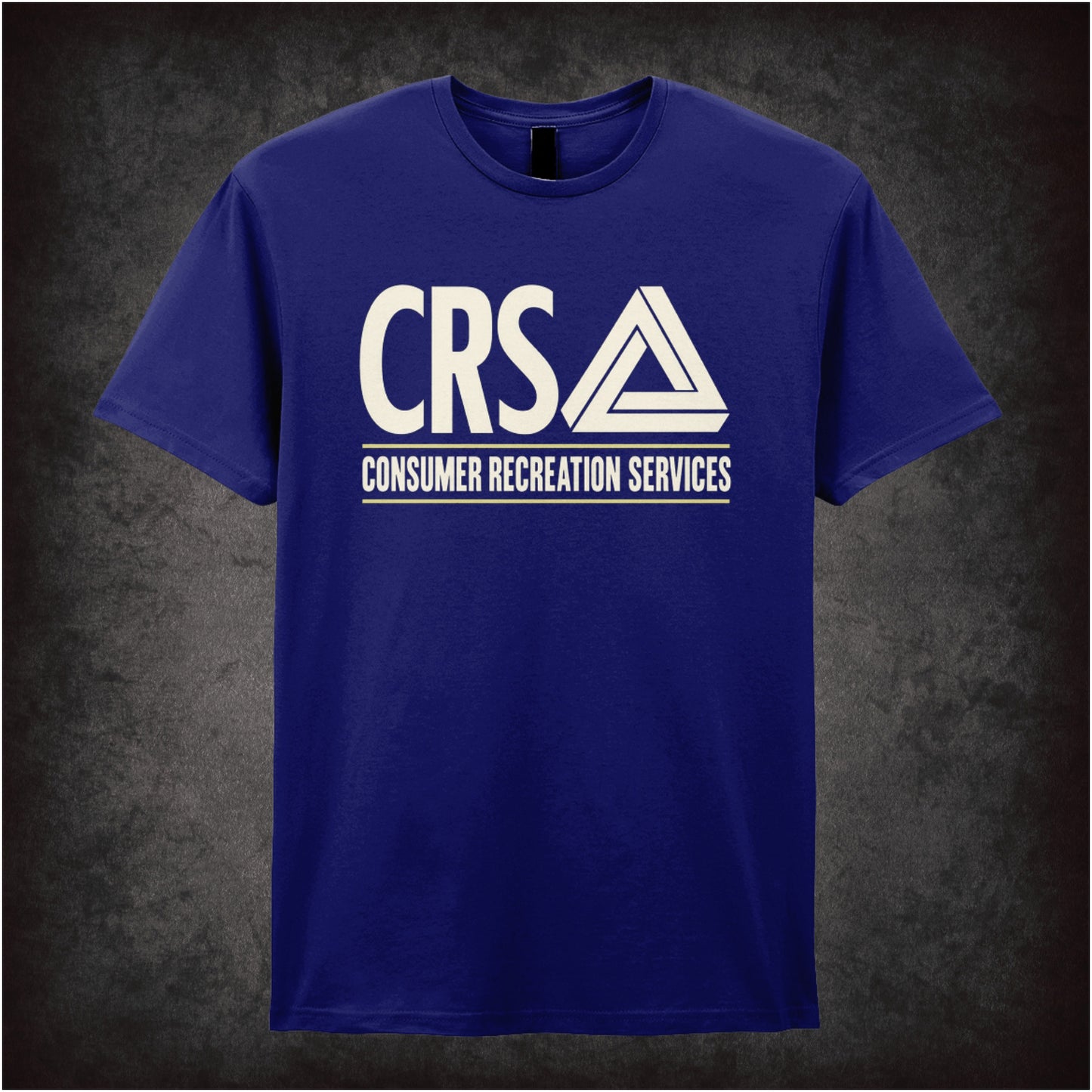 CRS Consumer Recreation Services logo T-shirt in navy from The Game
