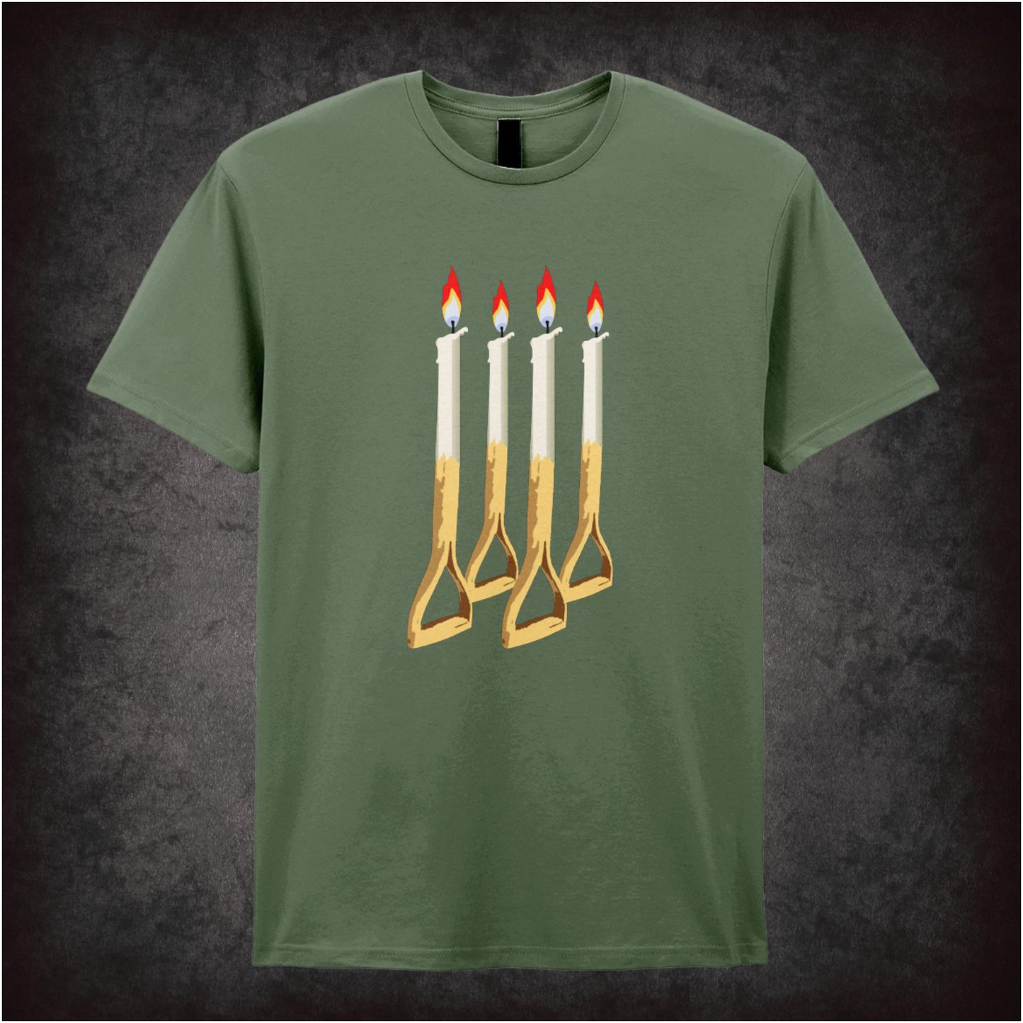 Four Candles / Fork Handles – Cult British Sketch Comedy Graphic T-Shirt