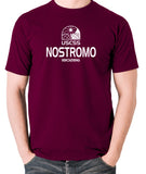 Alien - USCSS Nostromo - Men's T Shirt - burgundy