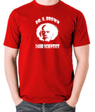 Back To The Future - Doc Brown 24hr Scientist - Men's T Shirt - red