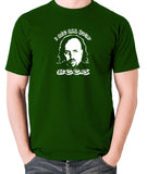 Black Books I Ate All Your Bees T Shirt green