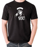 Bottom Edward Hitler Needs You T Shirt black
