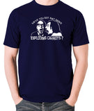 Bottom Have You Got Anymore Exploding Carrots? T Shirt navy