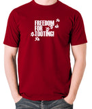 Citizen Smith, Robert Lindsay - Freedom For Tooting - Men's T Shirt - brick red