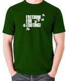 Citizen Smith, Robert Lindsay - Freedom For Tooting - Men's T Shirt - green