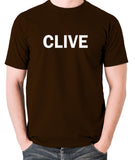 Derek And Clive - Peter Cook and Dudley Moore - Clive - Men's T Shirt - chocolate