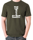 Django Unchained - The 'D' is Silent - Men's T Shirt - olive
