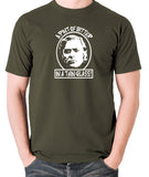 Michael Caine, Get Carter - Jack Carter, A Pint of Bitter in a Thin Glass - Men's T Shirt - olive