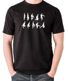 Monty Python's Flying Circus - Ministry of Silly Walks - Men's T Shirt - black