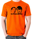 Peep Show - Mark and Jeremy, The El Dude Brothers - Men's T Shirt - orange