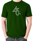 Record Player - 45 RPM Revolutions Per Minute - Men's T Shirt - green