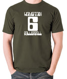 Rollerball - Houston Rollerball Number 6 - Men's T Shirt - olive