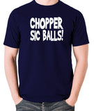 Stand By Me - Chopper Sic Balls - Mens T Shirt - navy