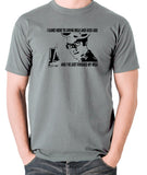 IT Crowd - Moss, I Came Here To Drink Milk And Kick Ass - Men's T Shirt - grey