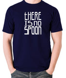 The Matrix - There Is No Spoon - Men's T Shirt - navy
