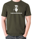 The Mighty Boosh - Naboo, I'm Going To Have To Turn My Back On You - Men's T Shirt - olive