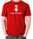 The Mighty Boosh - Naboo, I'm Going To Have To Turn My Back On You - Men's T Shirt - red