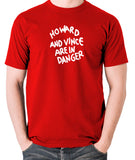 The Mighty Boosh - Howard And Vince Danger - Men's T Shirt - red