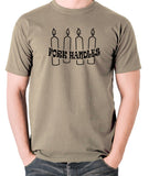 The Two Ronnies - Four Candles Fork Handles - Men's T Shirt - khaki