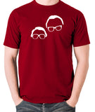 The Two Ronnies - It's Goodnight From Me And It's Goodnight From Him - Men's T Shirt - brick red
