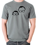 The Two Ronnies - It's Goodnight From Me And It's Goodnight From Him - Men's T Shirt - grey