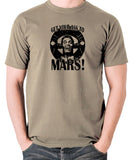 Total Recall - Douglas Quaid, Get Your Ass to Mars! - Men's T Shirt - khaki