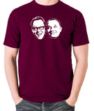 Shooting Stars - Vic and Bob - Men's T Shirt - burgundy