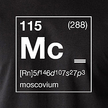 Moscovion T Shirt - Element 115