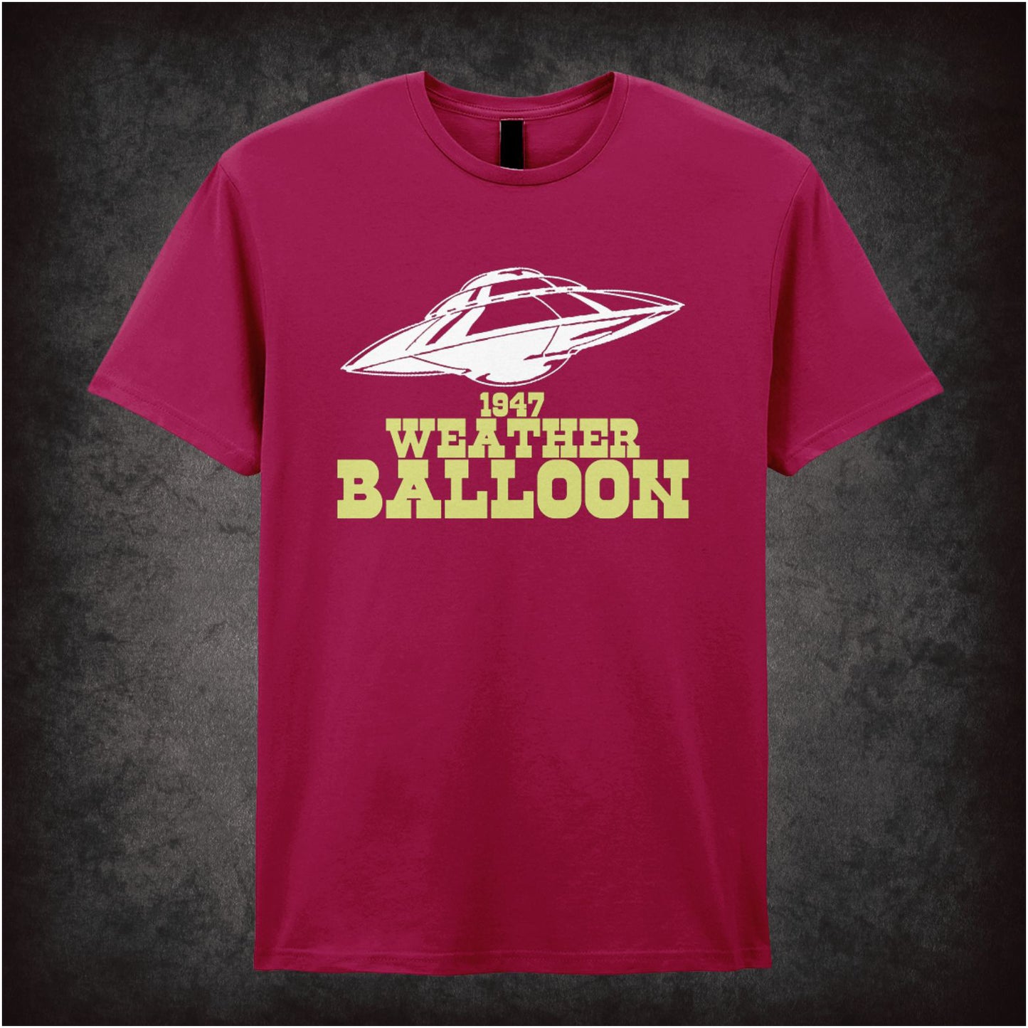 1947 Weather Balloon – Cult UFO Graphic T-Shirt